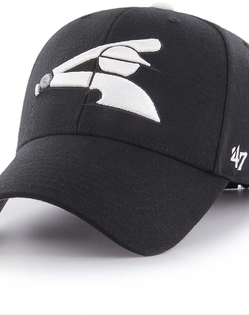 Šiltovka 47 brand MLB Chicago White Sox čierna farba, s nášivkou, B-MVP06WBV-BKB