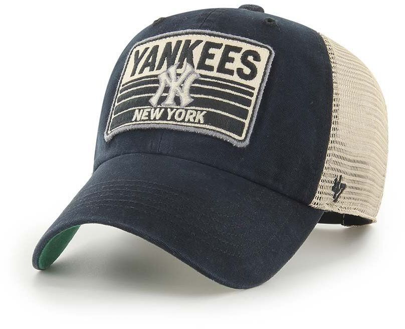 Šiltovka 47 brand MLB New York Yankees čierna farba, s nášivkou, B-FRSTK17BXP-VB