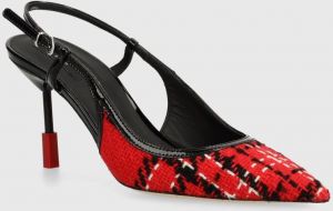 Lodičky MSGM červená farba, 3741MDS931 794