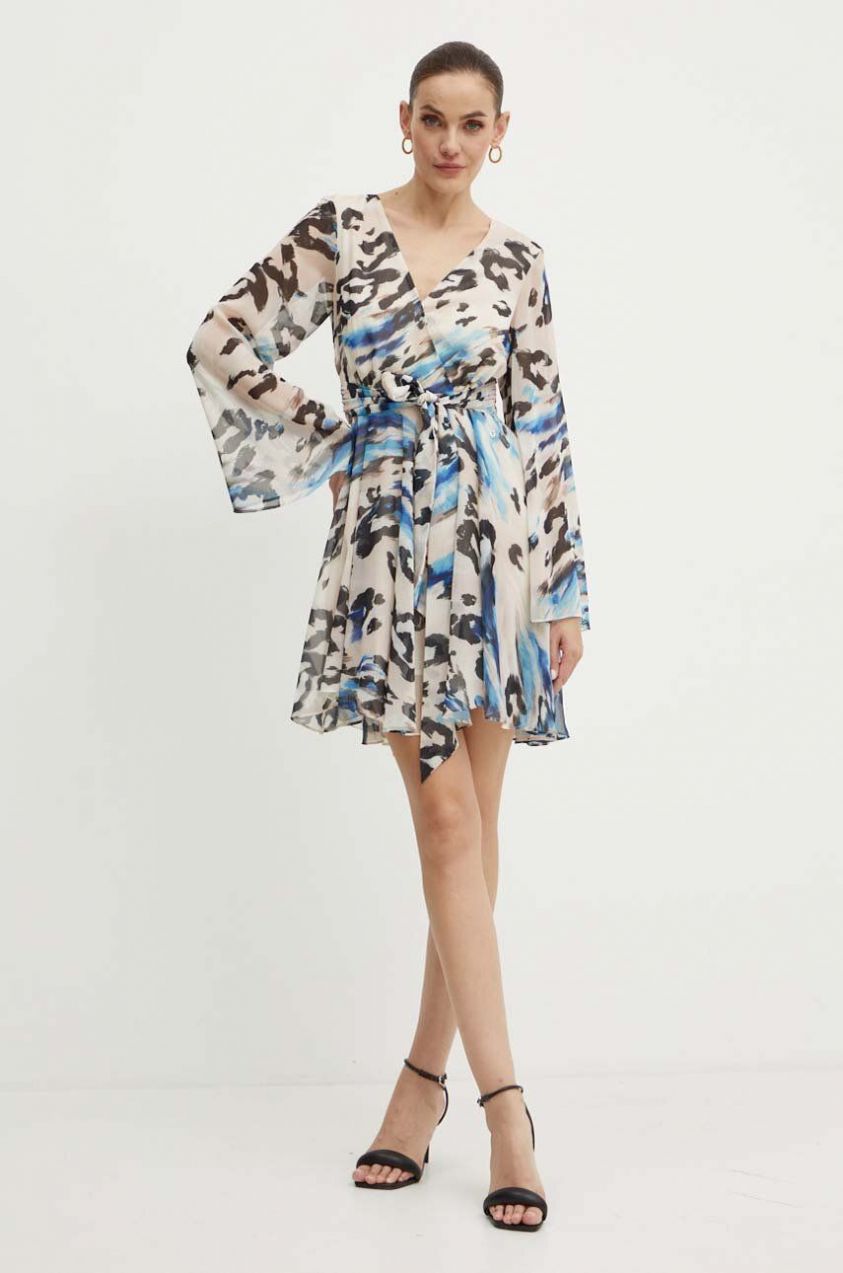 Šaty Guess LAILA mini, áčkový strih, W4YK29 WDW82