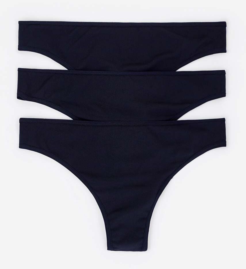 Tangá women'secret 3-pak čierna farba, 7682956.1