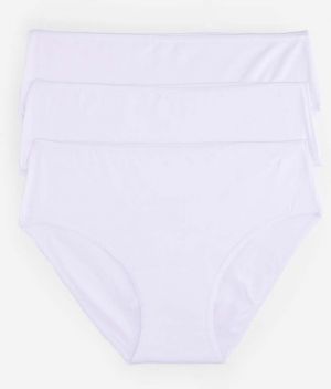 Nohavičky women'secret 7682913-99 3-pak biela farba, 7682913.99