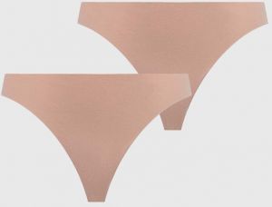 Tangá women'secret 2-pak béžová farba, 7683084.34