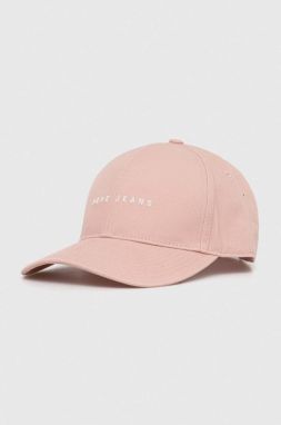 Bavlnená šiltovka Pepe Jeans NATHAN zelená farba, s nášivkou, PM040535