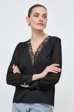 Blúzka Morgan OSERA dámska, čierna farba, jednofarebná, OSERA