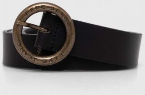 Opasok Pepe Jeans VIVYAN BELT dámsky, čierna farba, PL020840