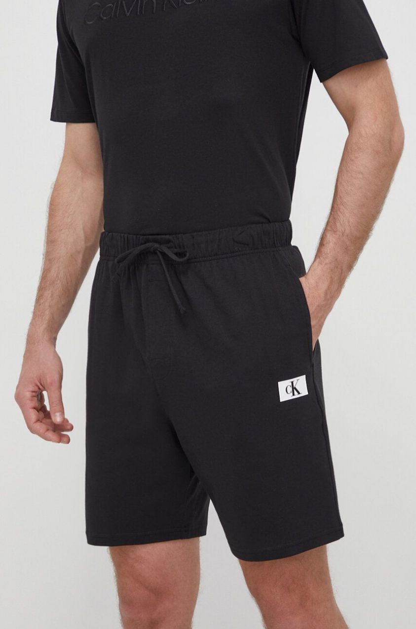 Bavlnené šortky Calvin Klein Underwear čierna farba,000NM2610E
