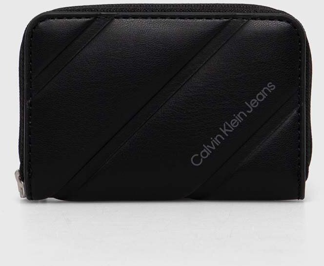 Peňaženka Calvin Klein Jeans dámska, čierna farba, K60K612256