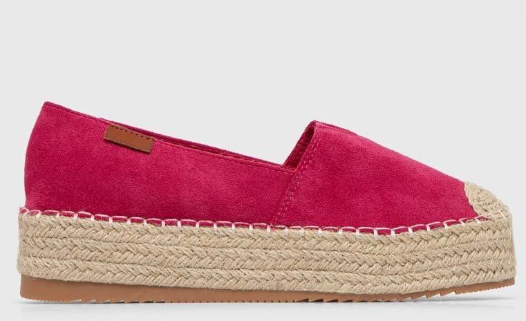 Espadrilky Answear.LAB ružová farba, na platforme