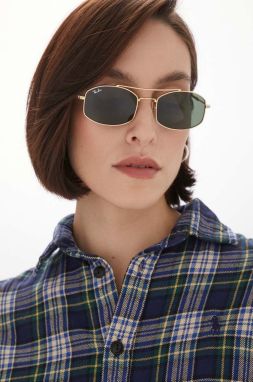 Slnečné okuliare Ray-Ban dámske, zelená farba, 0RB3719