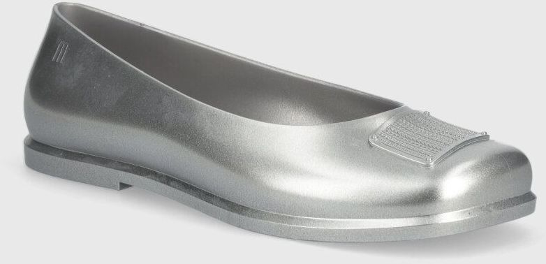 Baleríny Melissa RUBY + MARC JACOBS AD strieborná farba, M.35880.BA533