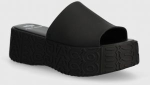 Šľapky Melissa BECKY + MARC JACOBS AD dámske, čierna farba, na platforme, M.33968.AP440