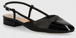 Baleríny Steve Madden Belinda čierna farba, s otvorenou pätou, SM11002823