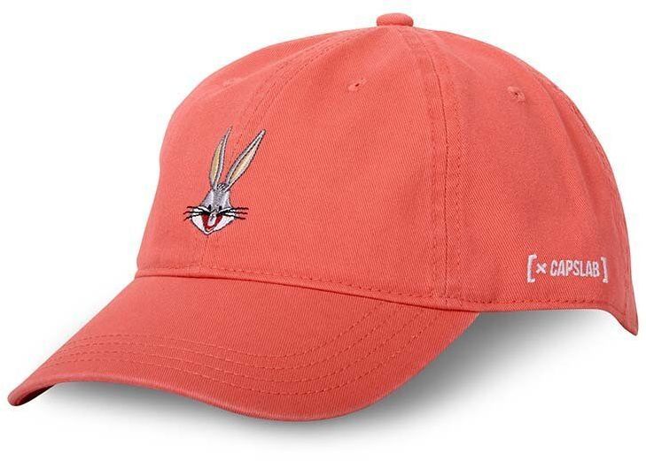 Bavlnená šiltovka Capslab Looney Tunes oranžová farba, s nášivkou, CL/LOO8/1/CD/BUG2