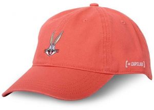 Bavlnená šiltovka Capslab Looney Tunes oranžová farba, s nášivkou, CL/LOO8/1/CD/BUG2