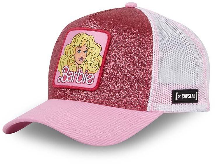 Šiltovka Capslab BARBIE ružová farba, s nášivkou, CL.BA1.2.CT.BA18