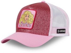Šiltovka Capslab BARBIE ružová farba, s nášivkou, CL.BA1.2.CT.BA18