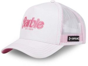 Šiltovka Capslab BARBIE biela farba, s nášivkou, CL.BA1.2.CT.BAR9