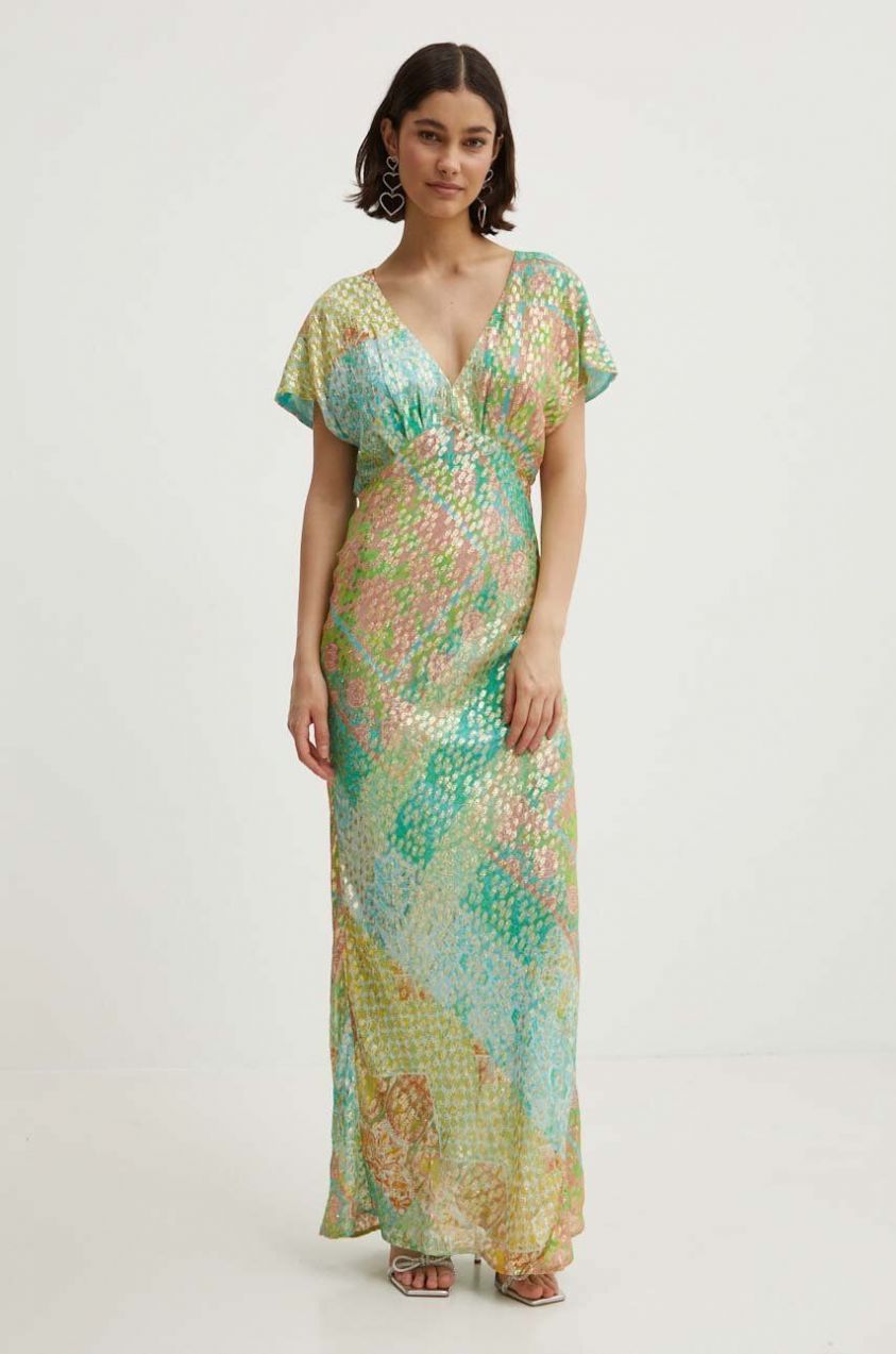 Šaty Never Fully Dressed Elodie Dress maxi, áčkový strih, NFDDR1494