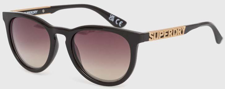 Slnečné okuliare Superdry dámske, hnedá farba