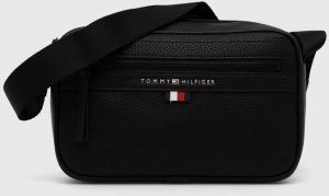 Malá taška Tommy Hilfiger čierna farba, AM0AM12093