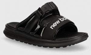 Šľapky New Balance dámske, čierna farba, SWA330D3