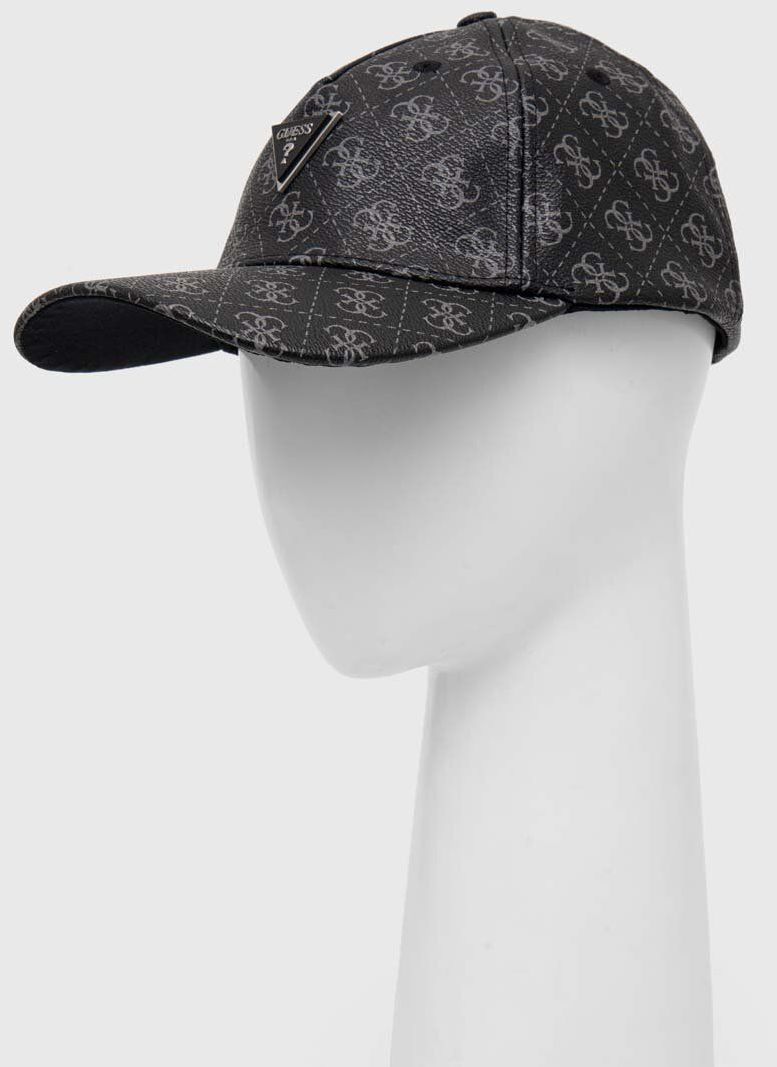 Šiltovka Guess MITO čierna farba, vzorovaná, AM9405 POL01