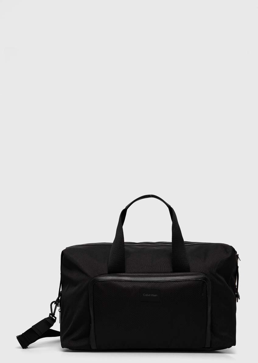 Taška Calvin Klein čierna farba, K50K511892