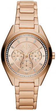 Hodinky Armani Exchange dámske, zlatá farba