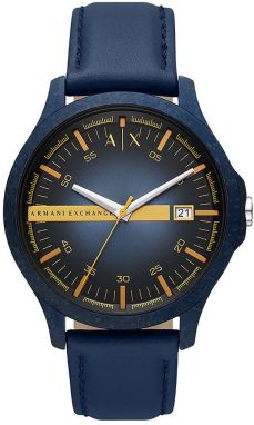 Hodinky Armani Exchange pánske, tmavomodrá farba