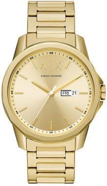 Hodinky Armani Exchange pánske, zlatá farba