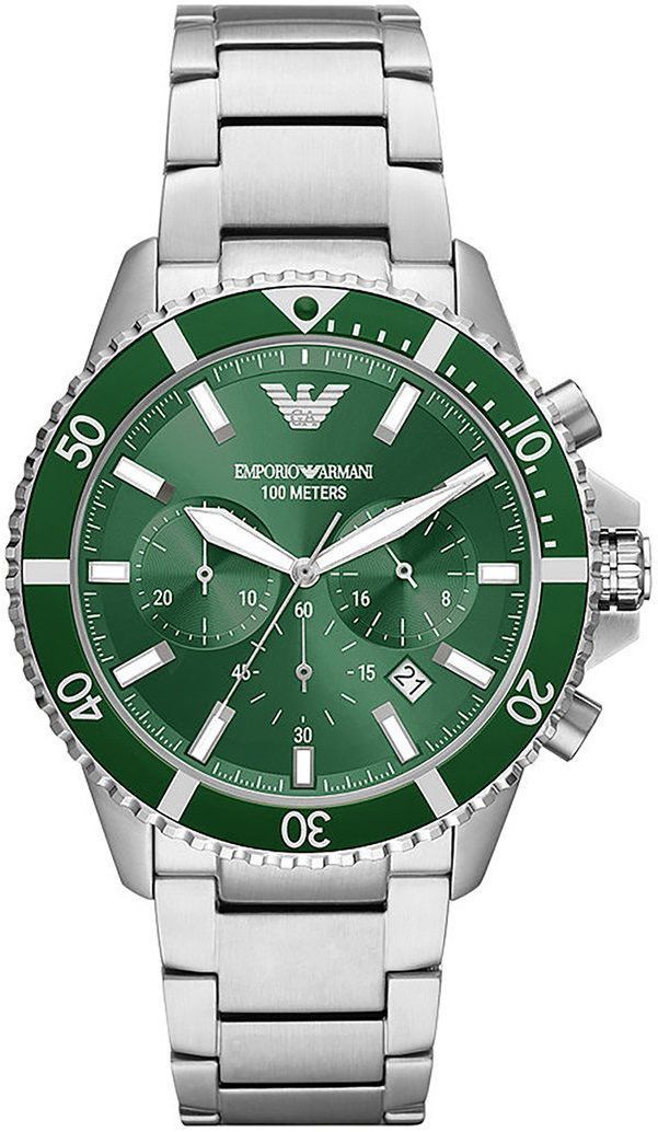 Hodinky Emporio Armani pánske, strieborná farba