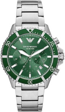 Hodinky Emporio Armani pánske, strieborná farba