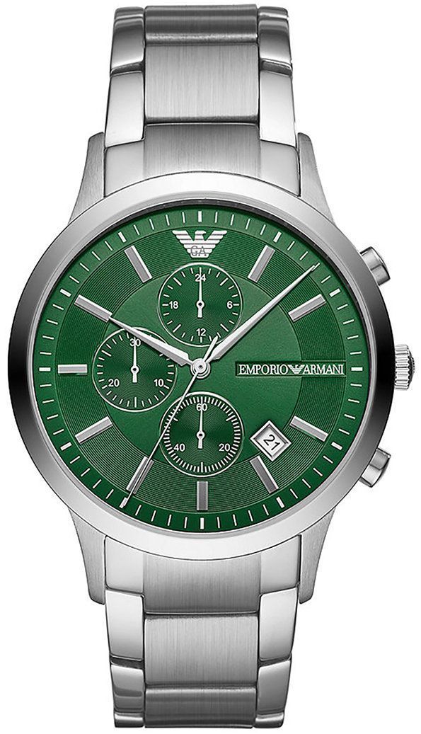 Hodinky Emporio Armani pánske, strieborná farba