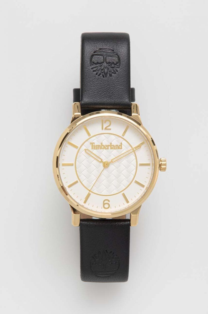 Hodinky Timberland dámske, čierna farba