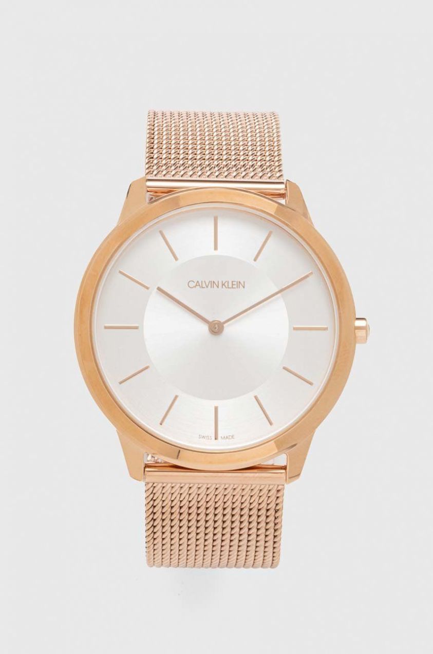 Hodinky Calvin Klein pánske, zlatá farba