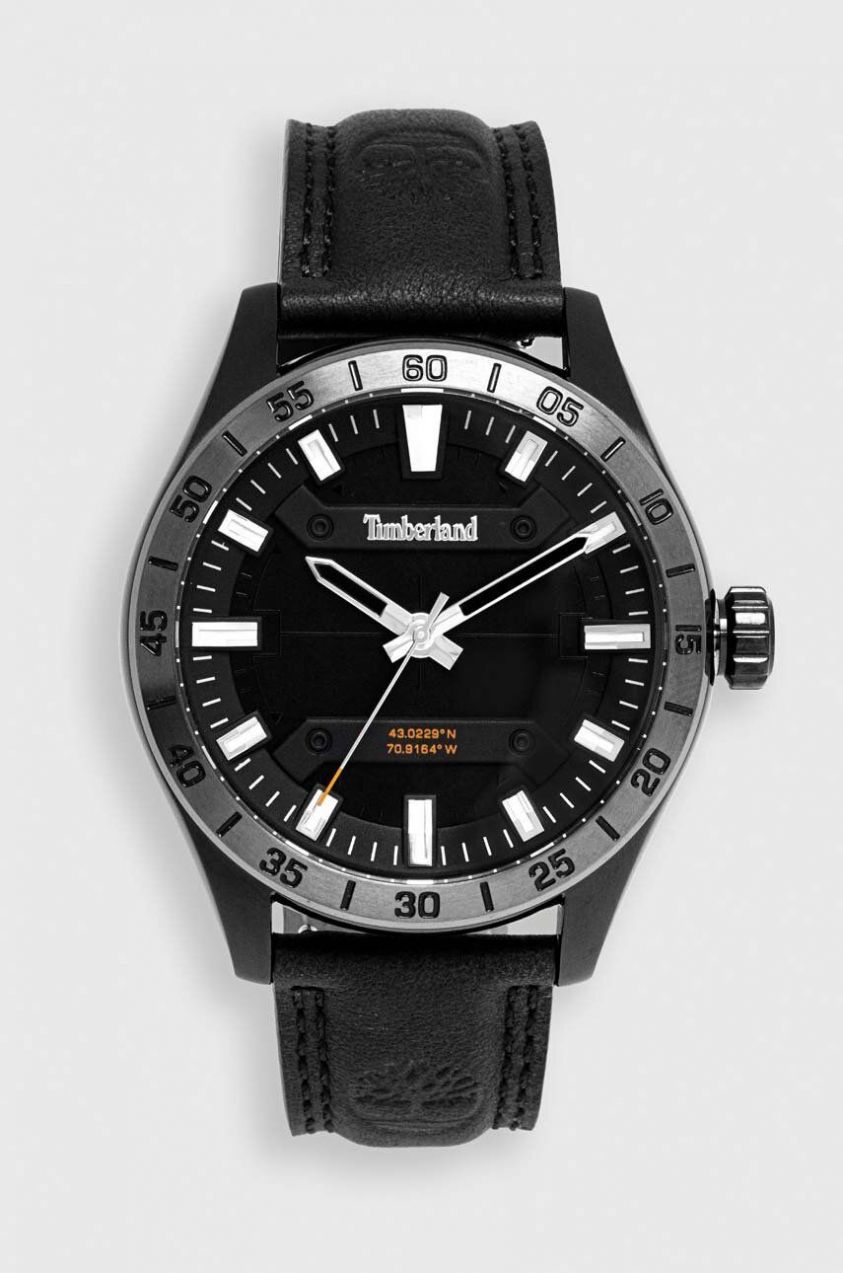 Hodinky Timberland pánske, čierna farba