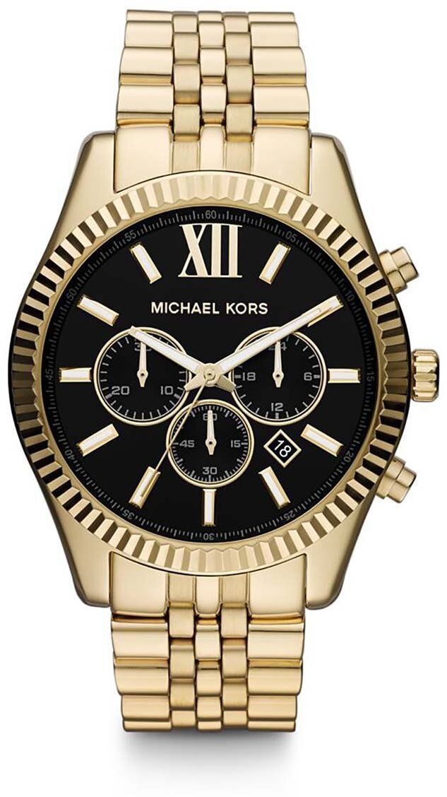 Hodinky Michael Kors pánske, zlatá farba
