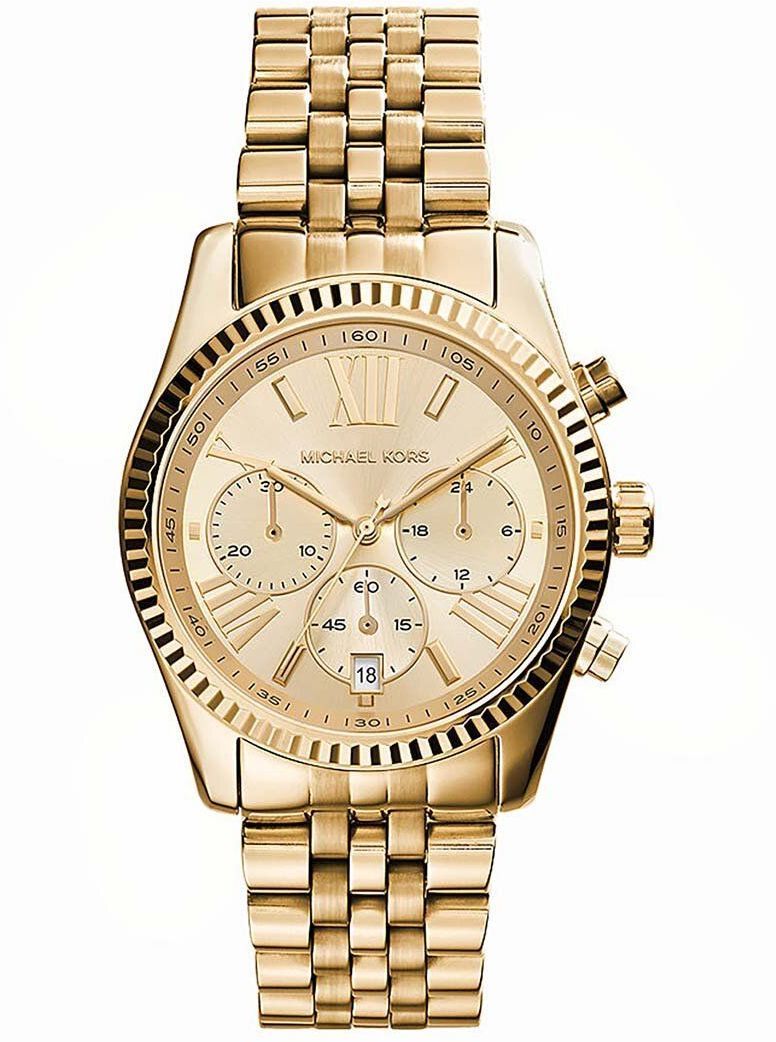 Hodinky Michael Kors dámske, zlatá farba