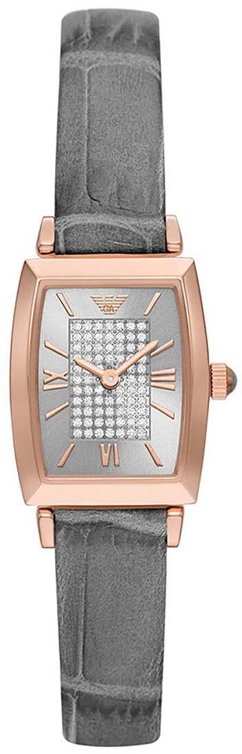 Hodinky Emporio Armani dámske, šedá farba