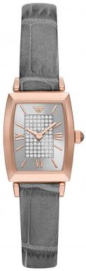 Hodinky Emporio Armani dámske, šedá farba