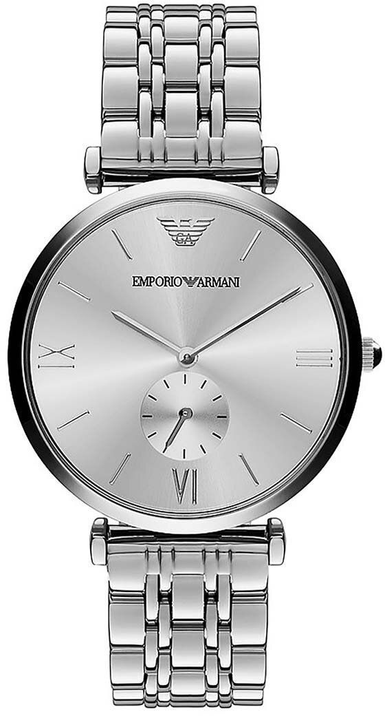 Hodinky Emporio Armani pánske, strieborná farba
