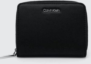 Peňaženka Calvin Klein dámska,čierna farba,K60K610300