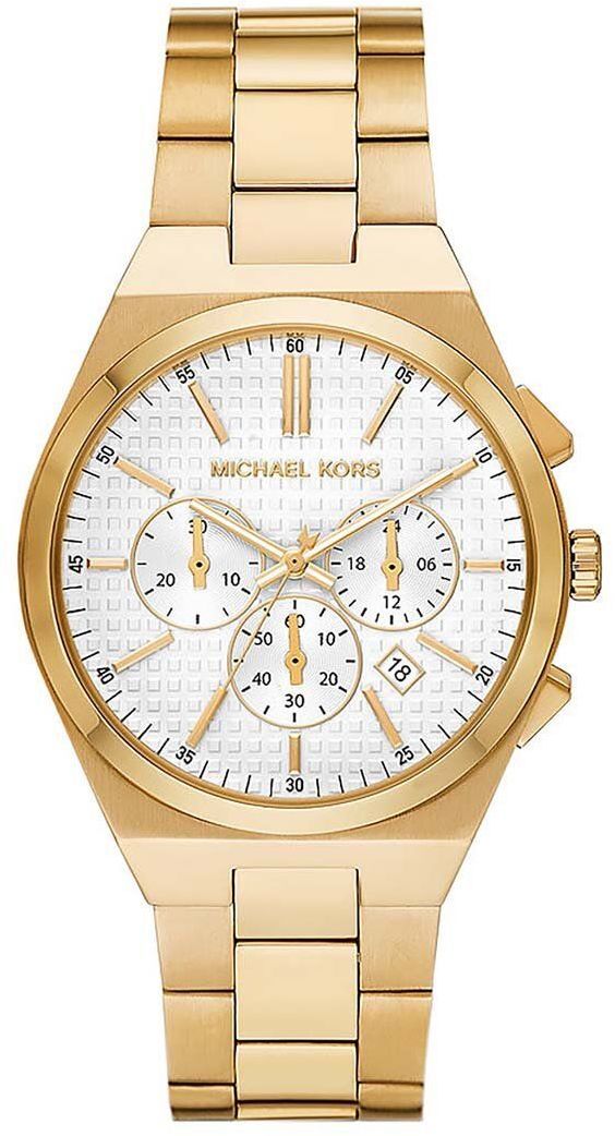 Hodinky Michael Kors pánske, zlatá farba