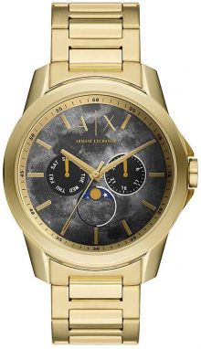 Hodinky Armani Exchange pánske, zlatá farba
