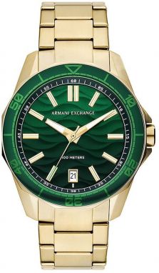 Hodinky Armani Exchange pánske, zlatá farba
