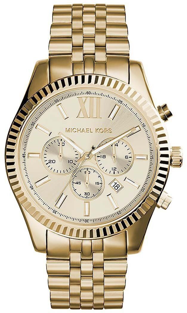Hodinky Michael Kors pánske, zlatá farba