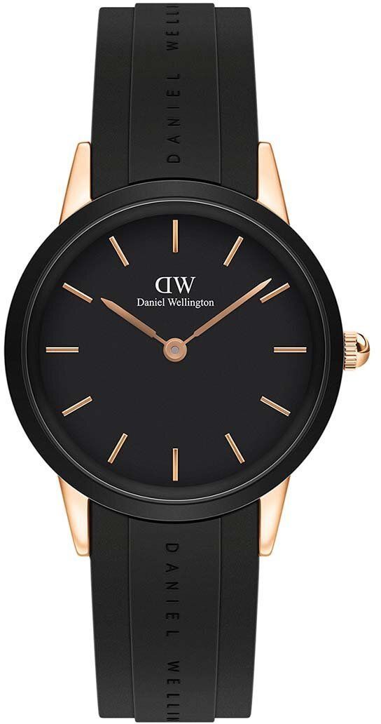 Hodinky Daniel Wellington Iconic Motion dámske, čierna farba