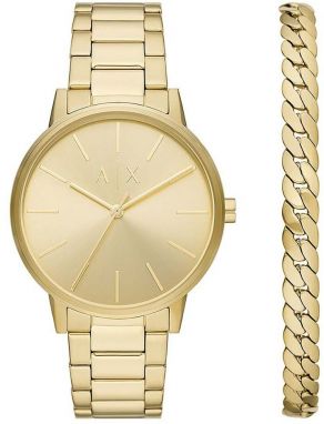 Hodinky Armani Exchange pánske, zlatá farba