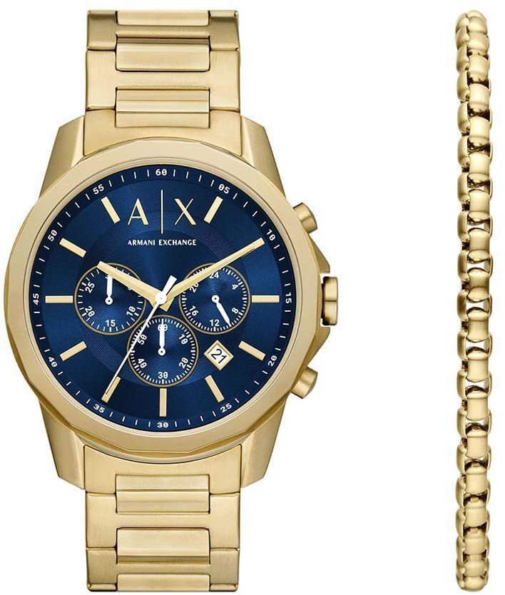 Hodinky Armani Exchange pánske, zlatá farba